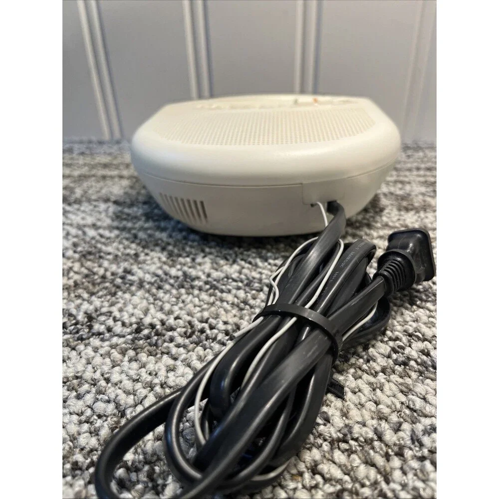 VTG Sony Dream Machine ICF-C211 FM/AM Alarm Clock Radio White Digital Working - Picture 4 of 12